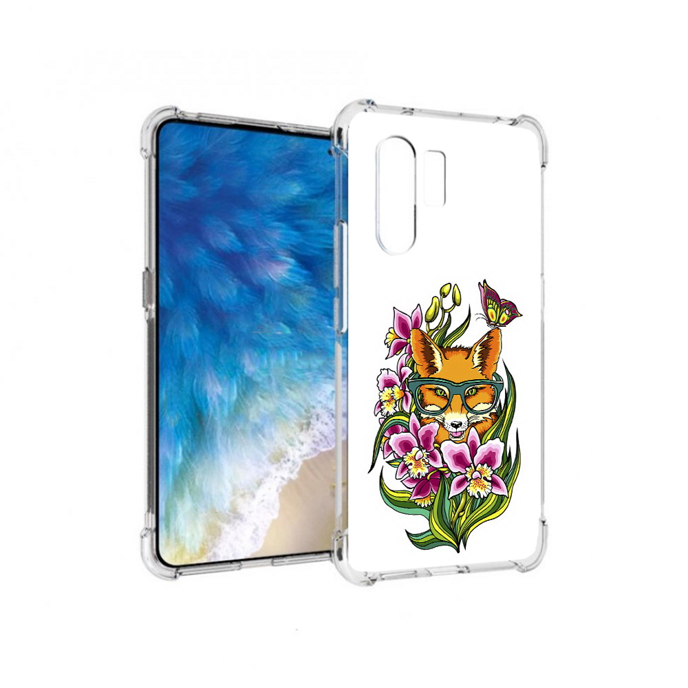 

Чехол MyPads Tocco для Vivo X30 Лиса в цветах (PT142331.408.108), Прозрачный, Tocco
