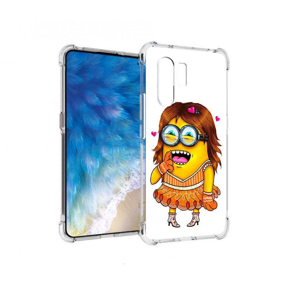 

Чехол MyPads Tocco для Vivo X30 Миньон девочка (PT142331.408.116), Прозрачный, Tocco