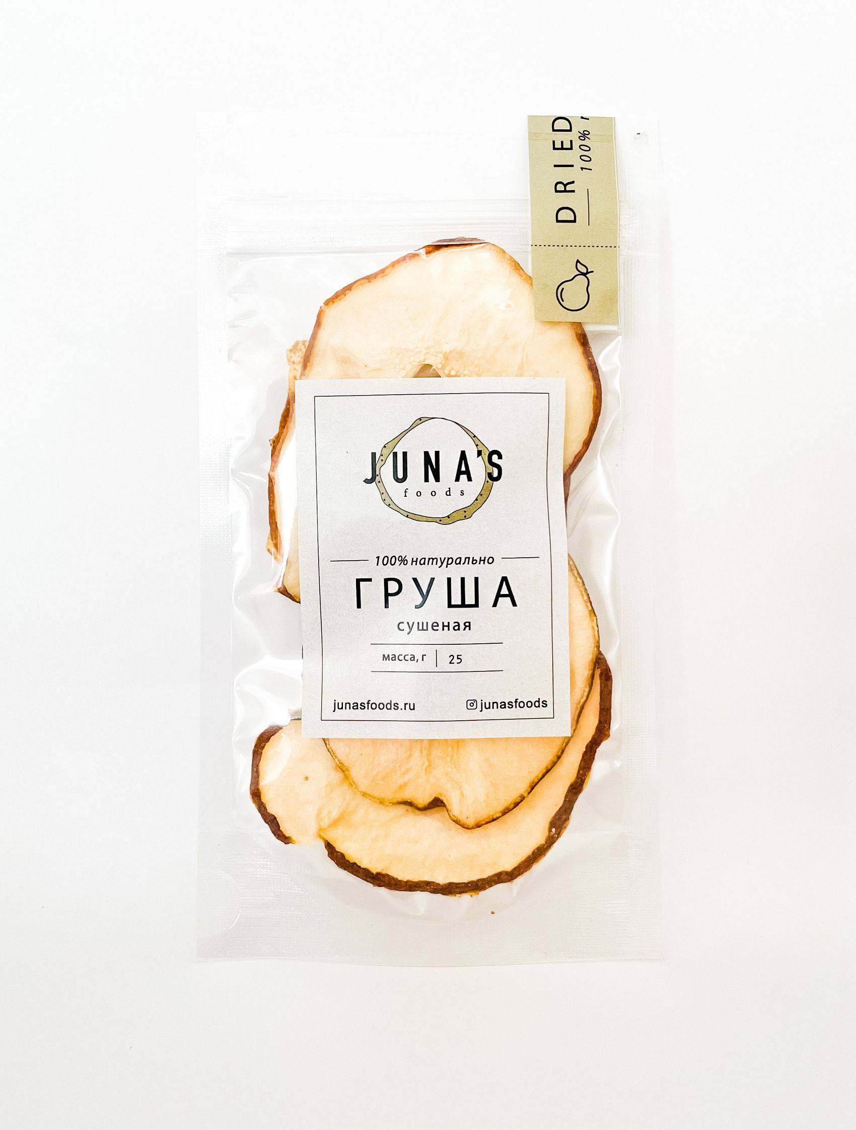 

Груша Juna’s Foods Foods сушеная 20 г