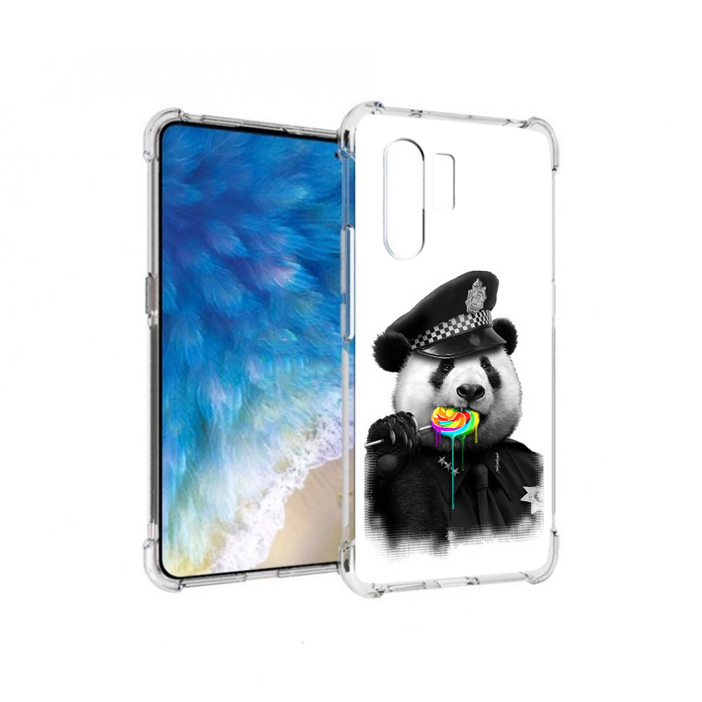 

Чехол MyPads Tocco для Vivo X30 Панда полиция (PT142331.408.130), Прозрачный, Tocco