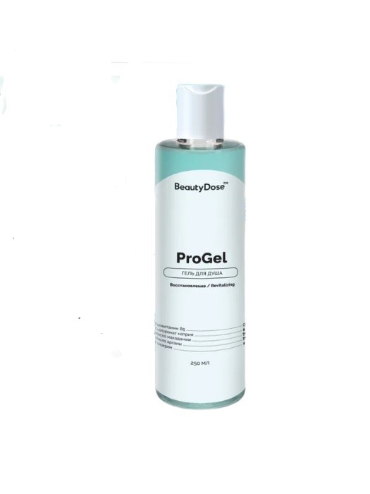 Гель для душа Beauty Dose ProGel восстановление, для сухой и чувствительной кожи 250 мл