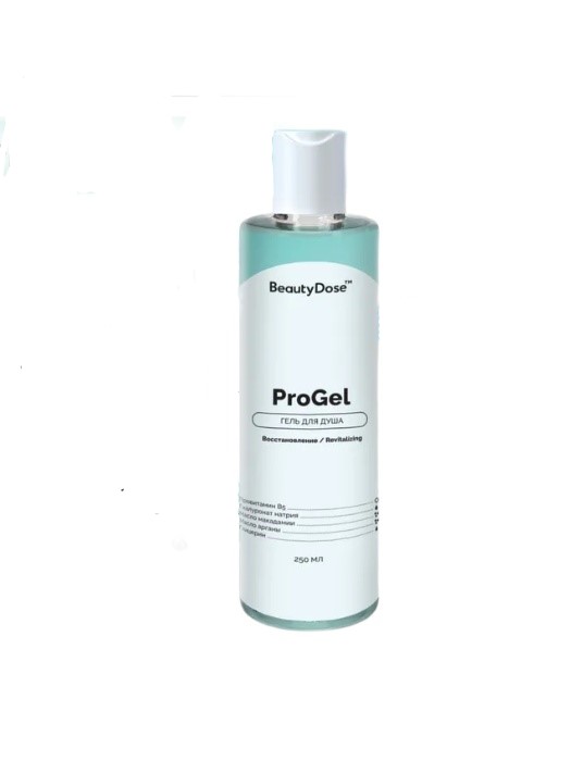 фото Гель для душа beauty dose progel восстановление, 250 мл