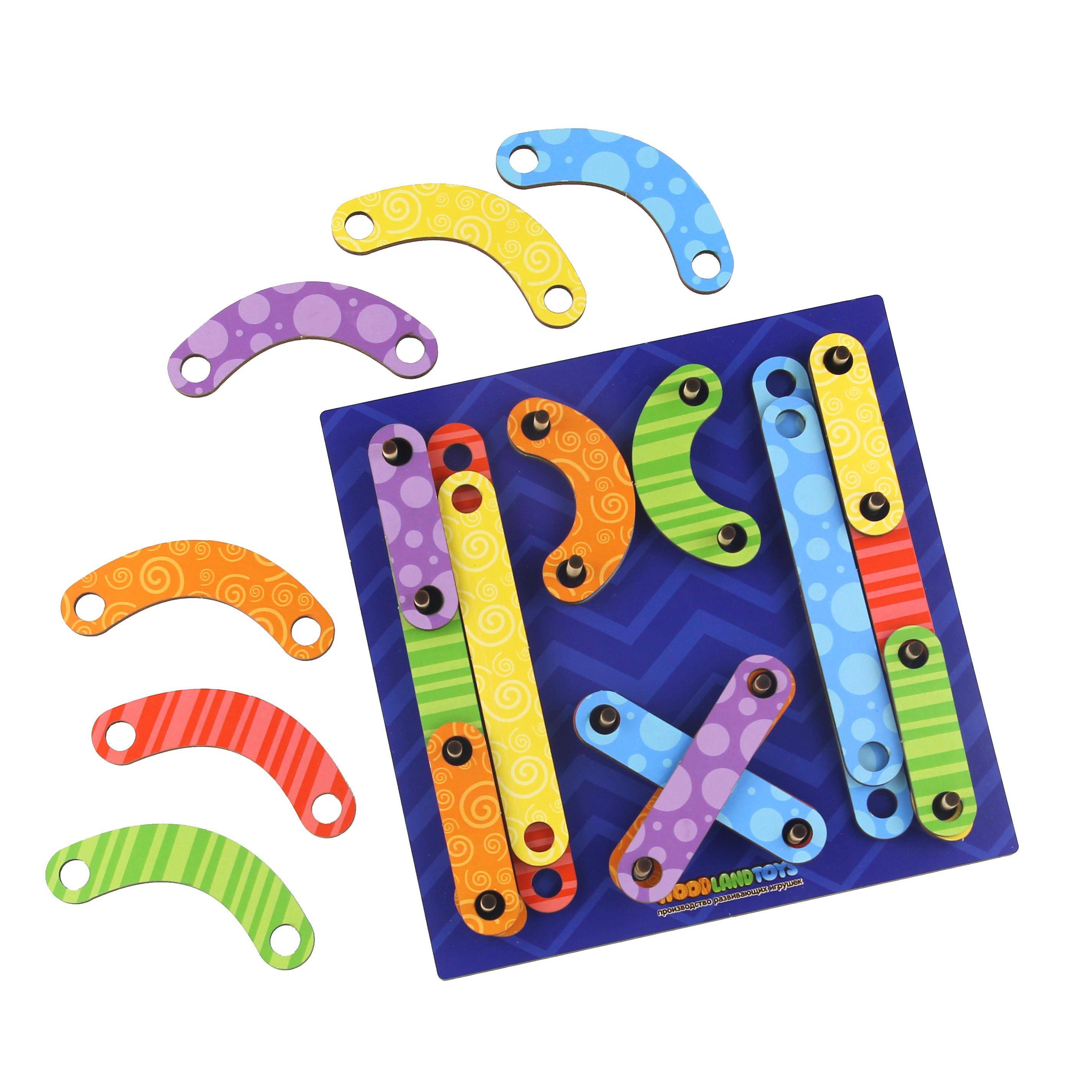 

WoodlandToys Геоборд Цифры. Узоры 121503, 121503