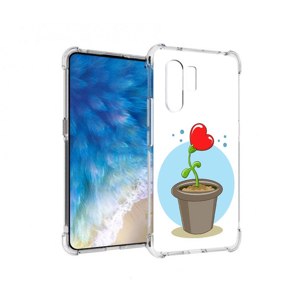 

Чехол MyPads Tocco для Vivo X30 Растение любви 14 февраля (PT142331.408.145), Прозрачный, Tocco