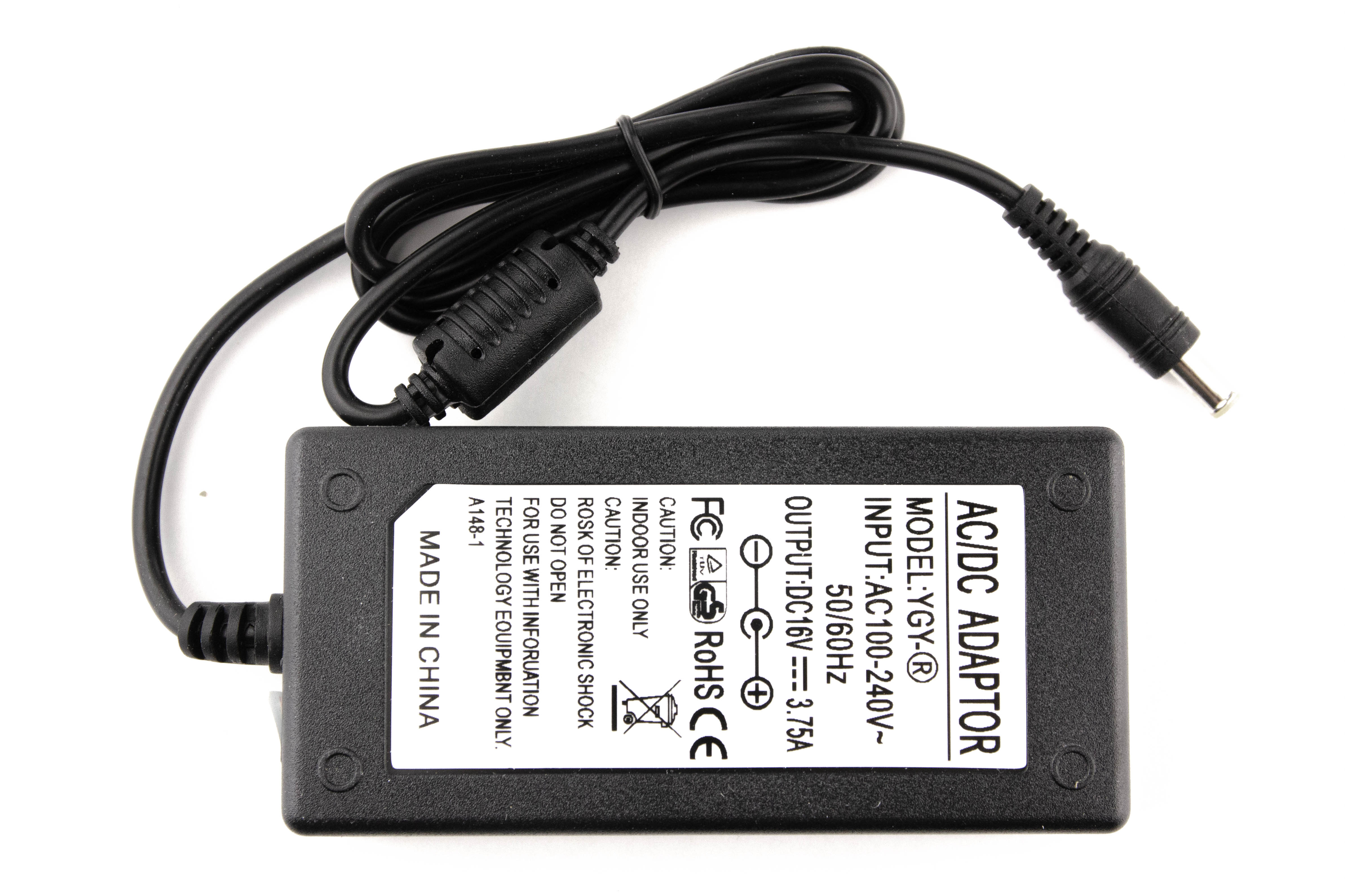 

Блок питания для Samsung 16V3.75A (5.5x3.0x1.0) 60W