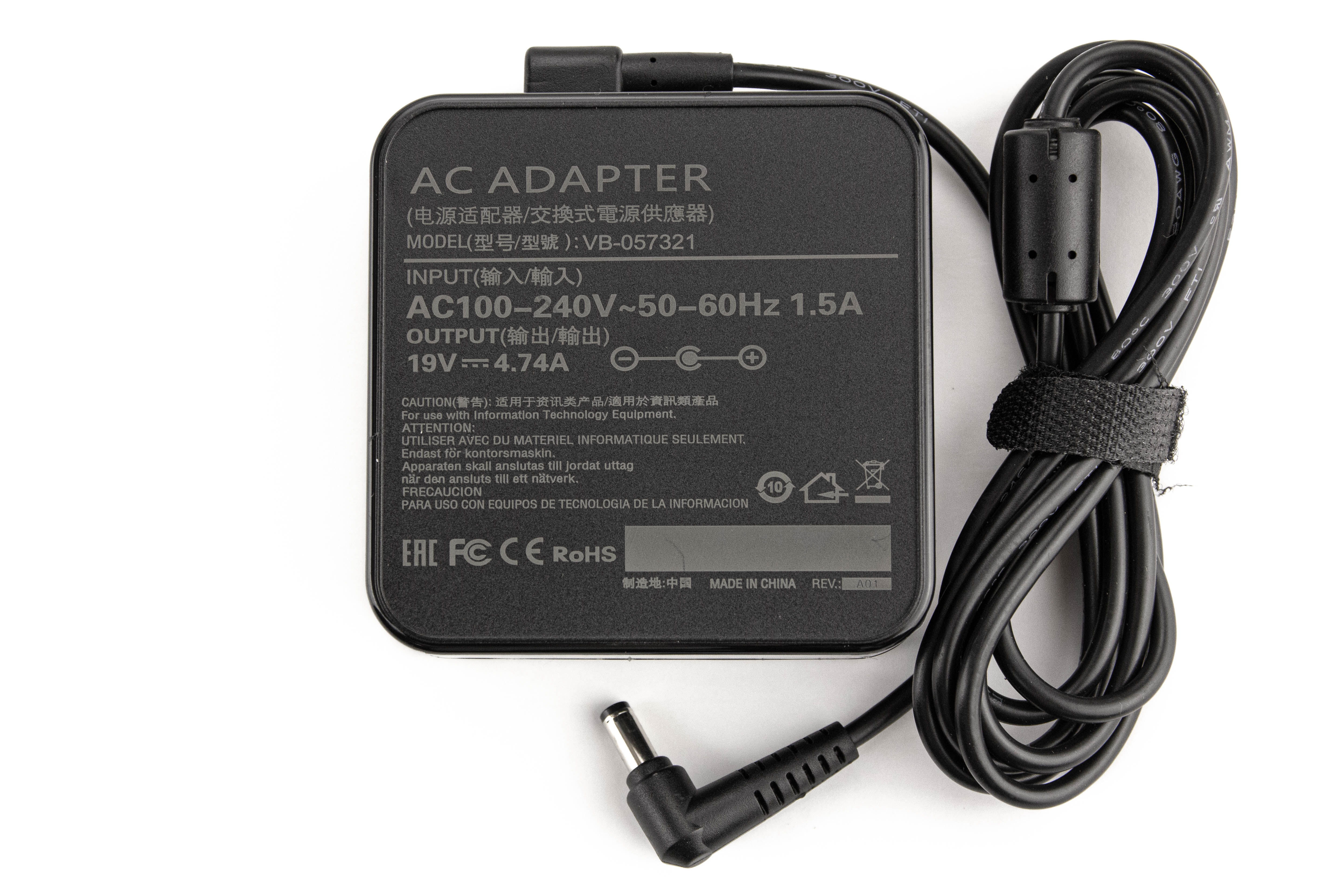 

Блок питания для ноутбука Asus 19V4.74A (5.5x2.5) 90W Квадрат OEM+