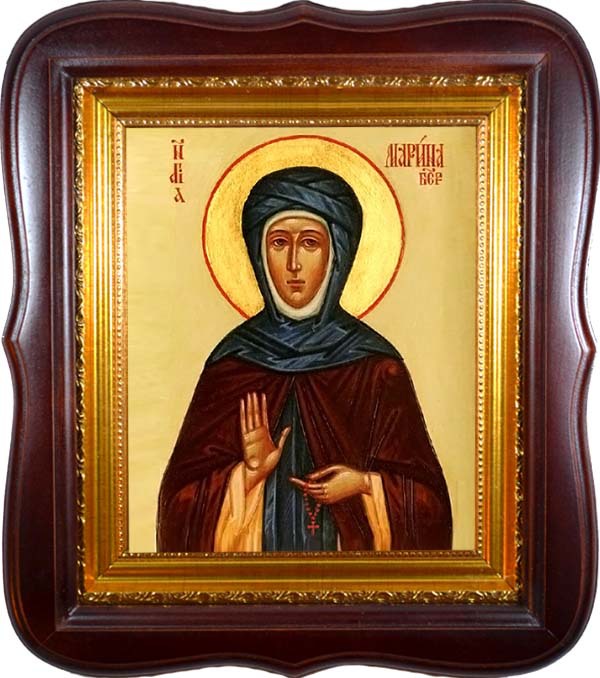 

Марина Берийская (Македонская) Святая преподобная. Икона на холсте.