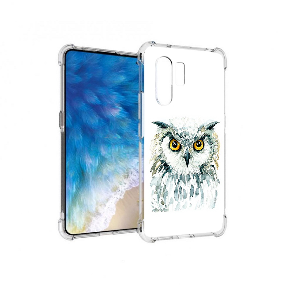 

Чехол MyPads Tocco для Vivo X30 Серьезная сова (PT142331.408.156), Прозрачный, Tocco