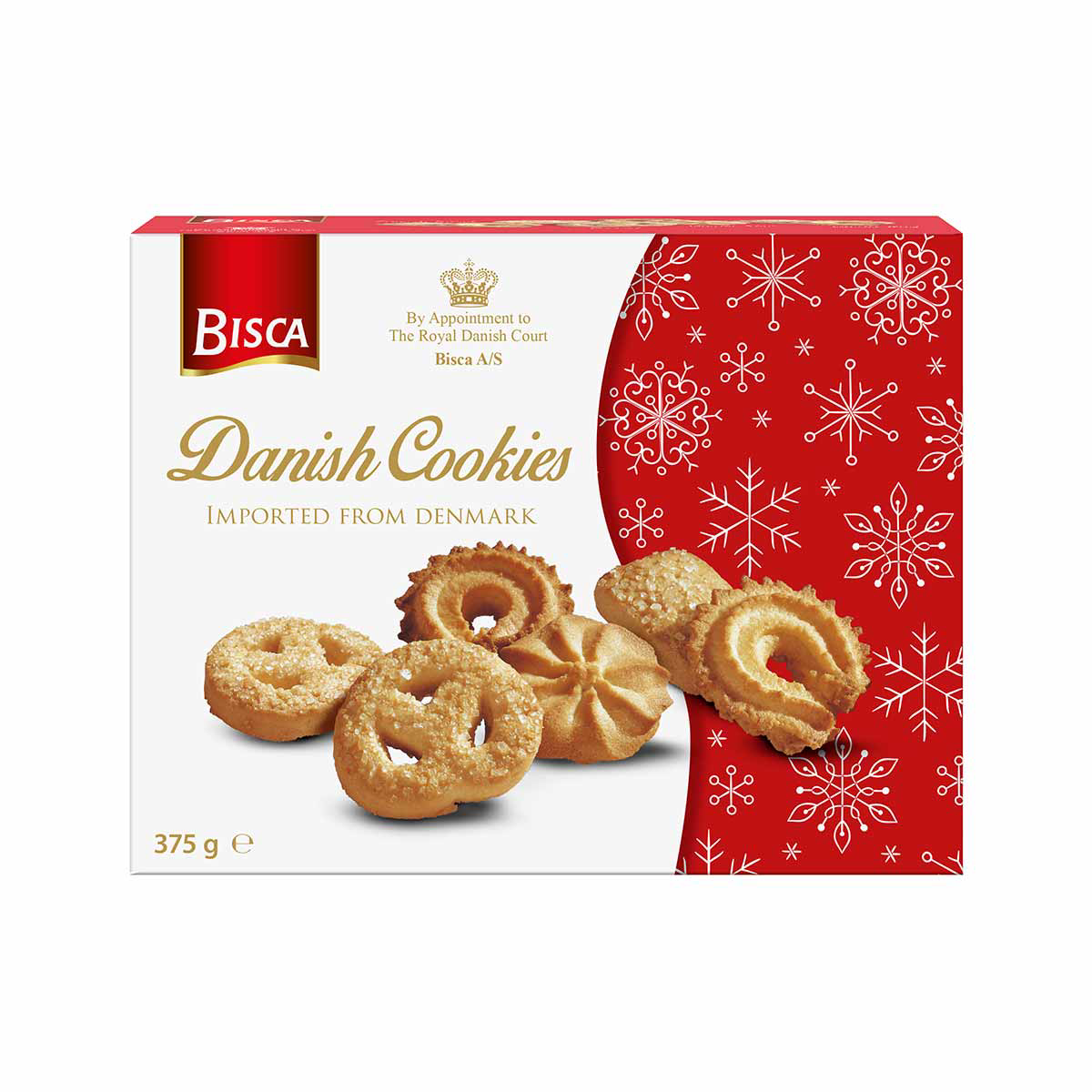 фото Печенье bisca danish cookies рождественское 375 г