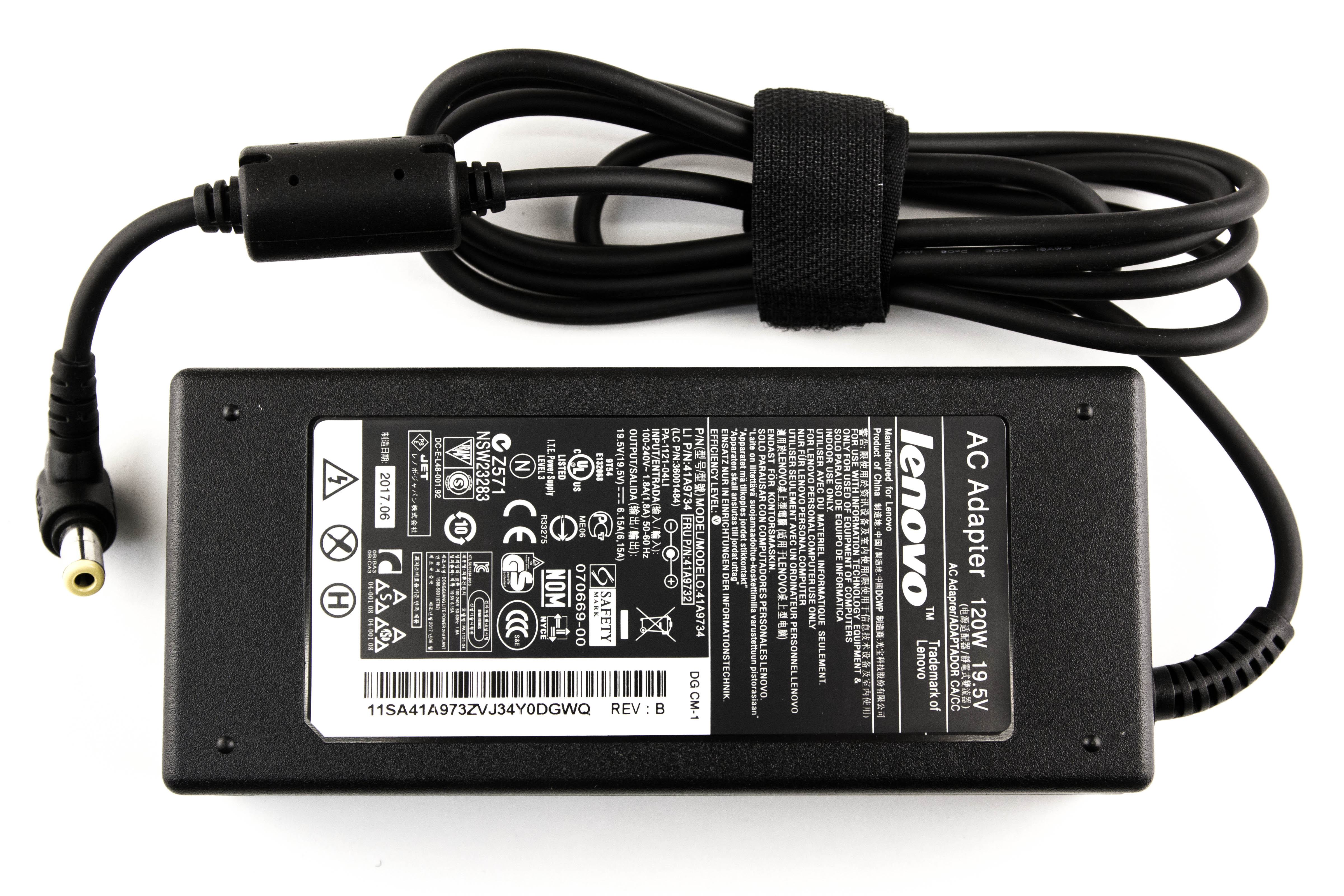 

Блок питания для ноутбука Lenovo 19.5V6.15A (6.3x3.0) 120W