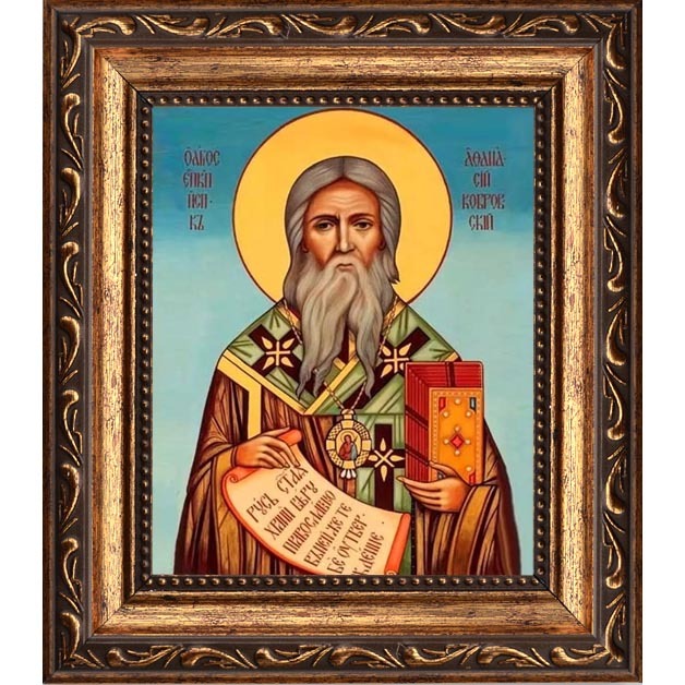 

Афанасий (Сахаров) епископ Ковровский, святитель. Икона на холсте.