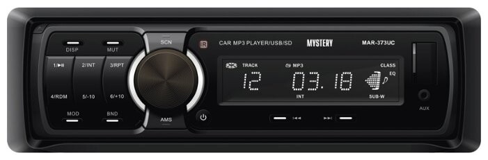 Автопроигрыватель Mystery MAR-373UC MP3/WMA/USB Без диска