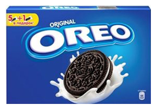 фото Печенье oreo с какао и начинкой с ванильным вкусом 228 г