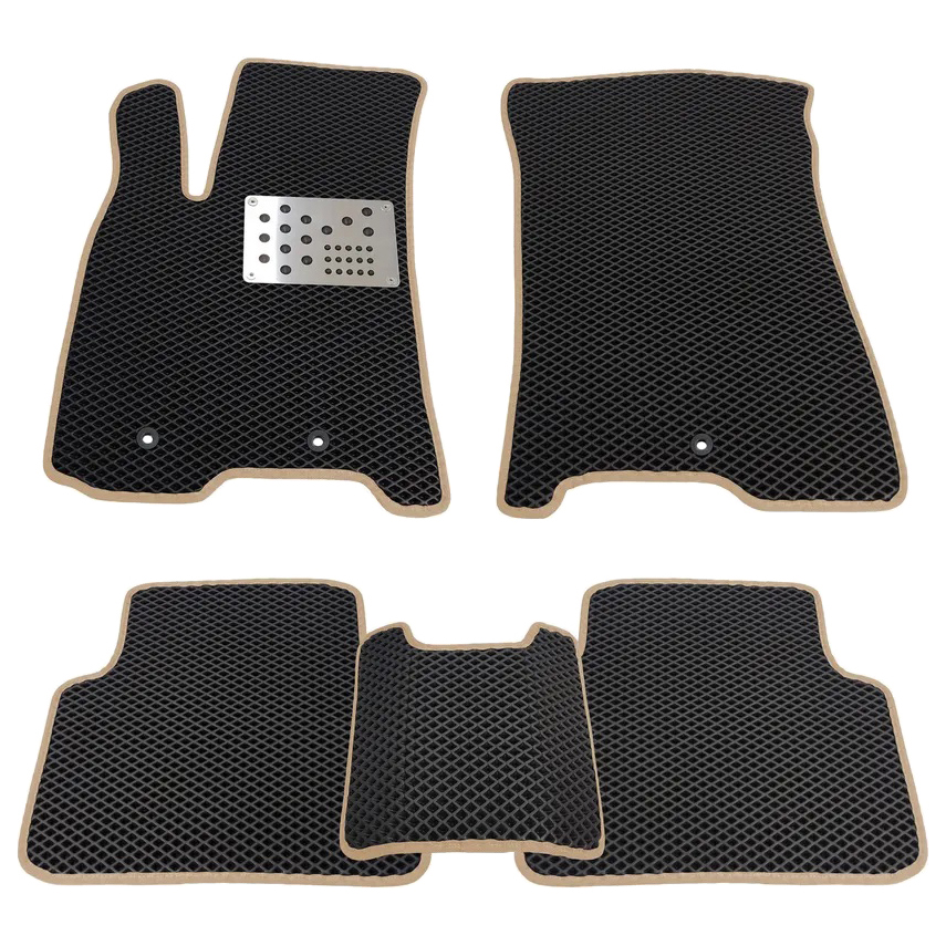 

Автомобильные Коврики Салона Eva Черный Ромб С Бежевым Кантом Подпятник Для Lexus Ct 2010-