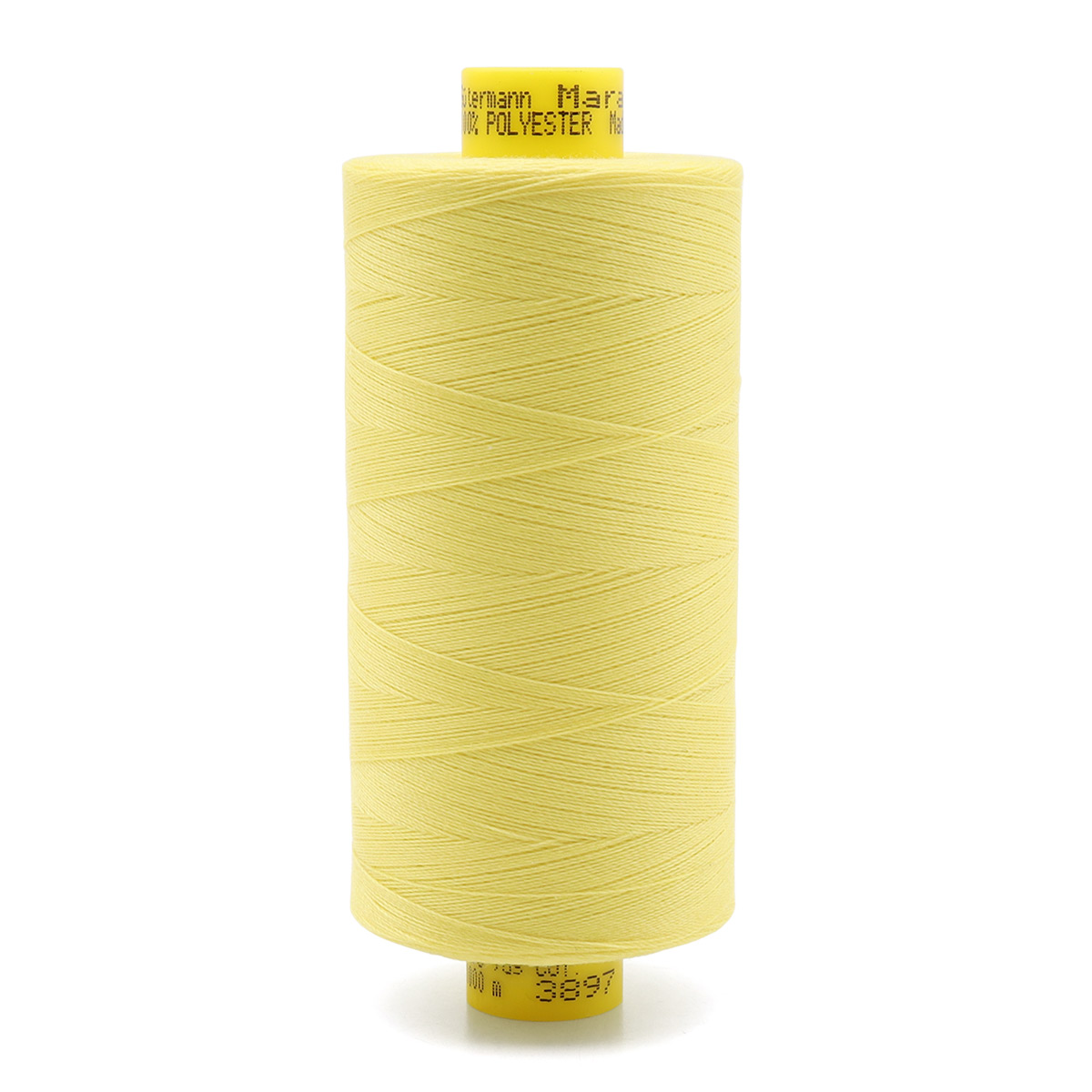 

Нить Gutermann Mara 120, 1000 м, 100% полиэстер (700207) (3897 светлый лимон), 10 шт, Желтый, 684355
