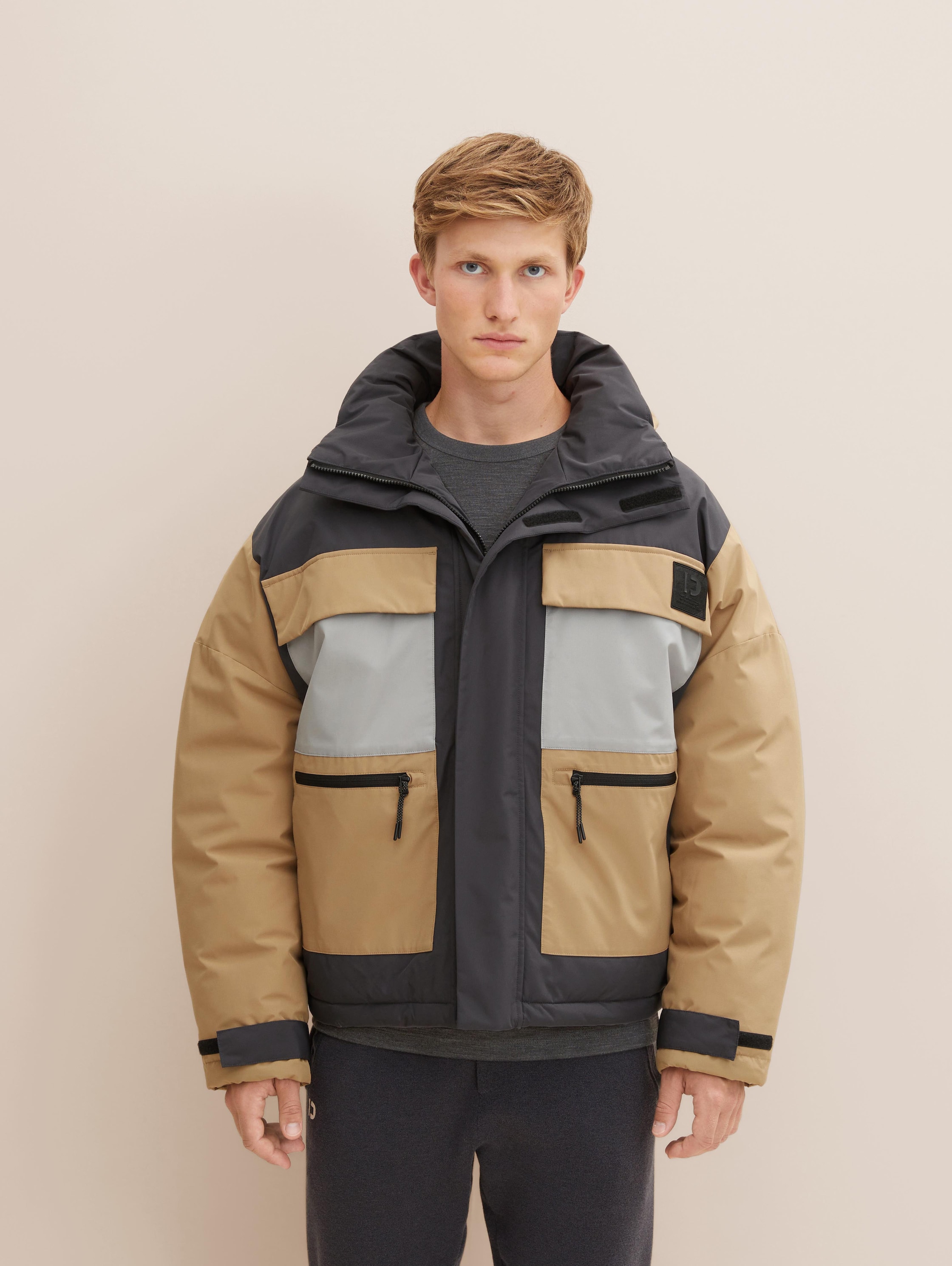 

Парка мужская TOM TAILOR 1033359 коричневая XL, 1033359