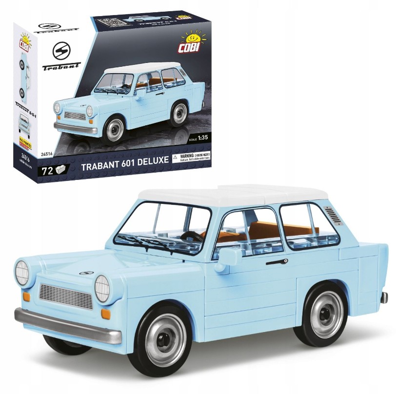 

Конструктор пластиковый Cobi Trabant 601 Deluxe 24516 71 деталь