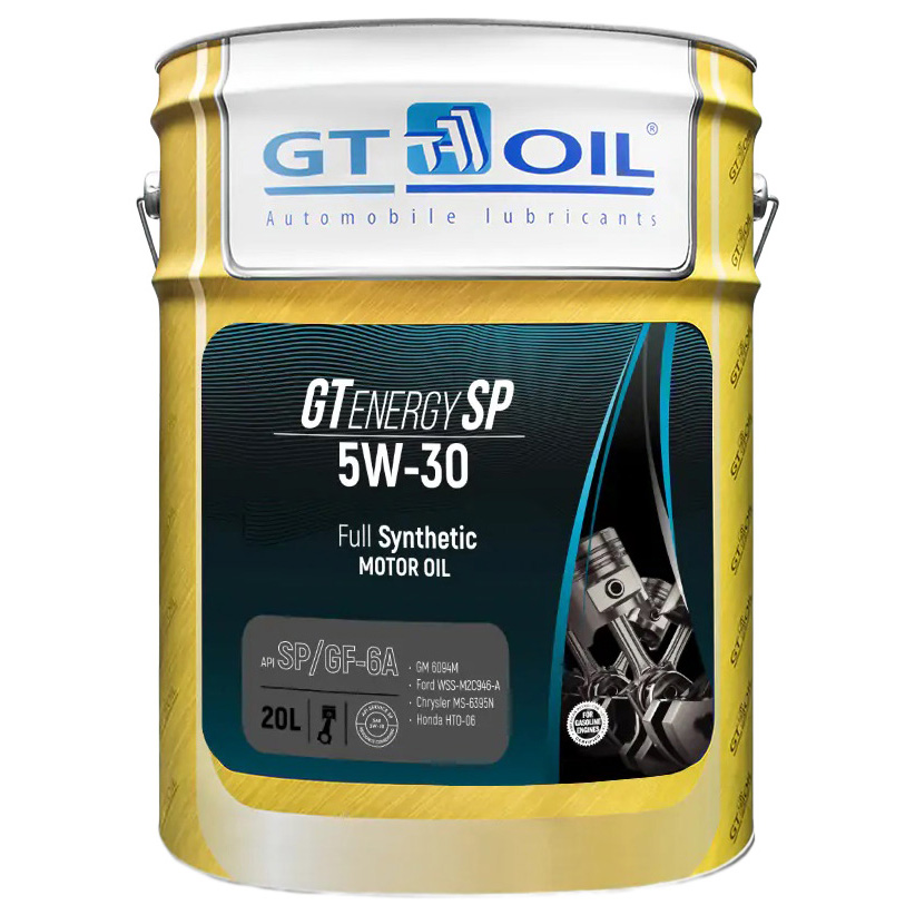 

Моторное масло GT OIL Energy SP 5W30 20 л, Energy SP