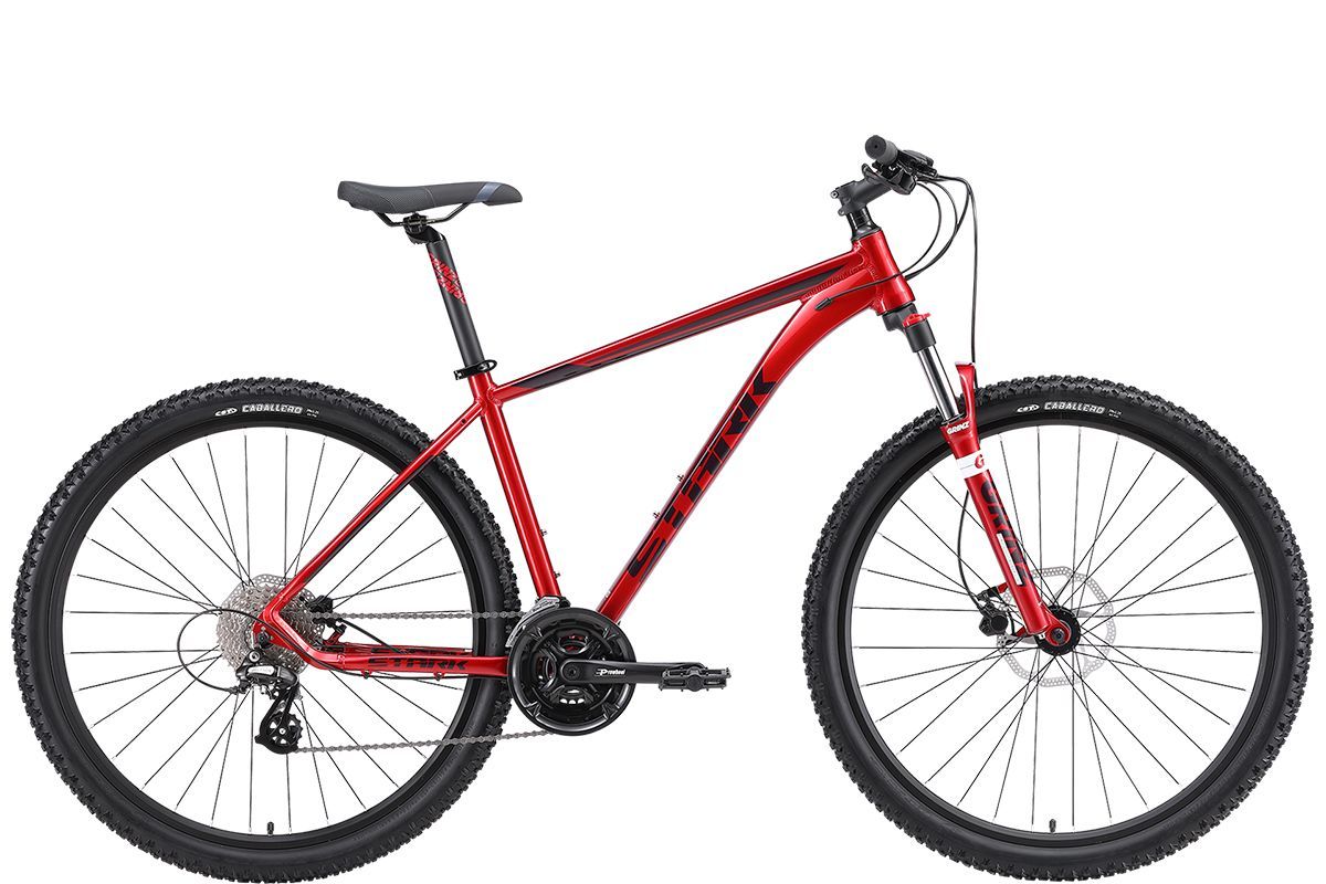 Велосипед Stark Router 29.3 HD ярко-красный/темно-фиолетовый 18