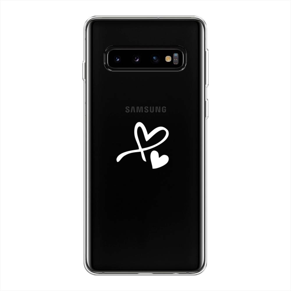 

Чехол Awog на Samsung Galaxy S10 + "Сердечко минимализм", Разноцветный, 27150-6