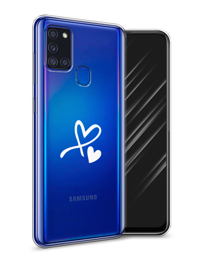 

Чехол Awog на Samsung Galaxy A21s / Самсунг A21s "Сердечко минимализм", Разноцветный, 2100250-6