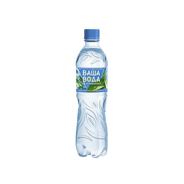 

Вода питьевая Ваша вода газированная 0,5 л