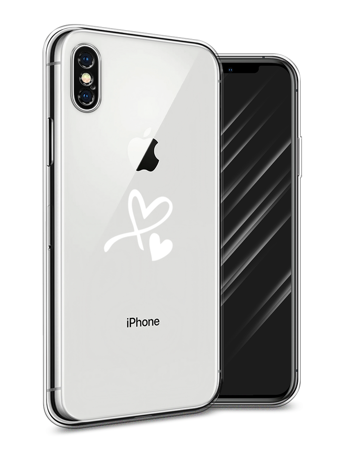 

Чехол Awog на Apple iPhone XS Max (10S Max) / Айфон XS Max (10S Max) "Сердечко минимализм", Разноцветный, 11950-6