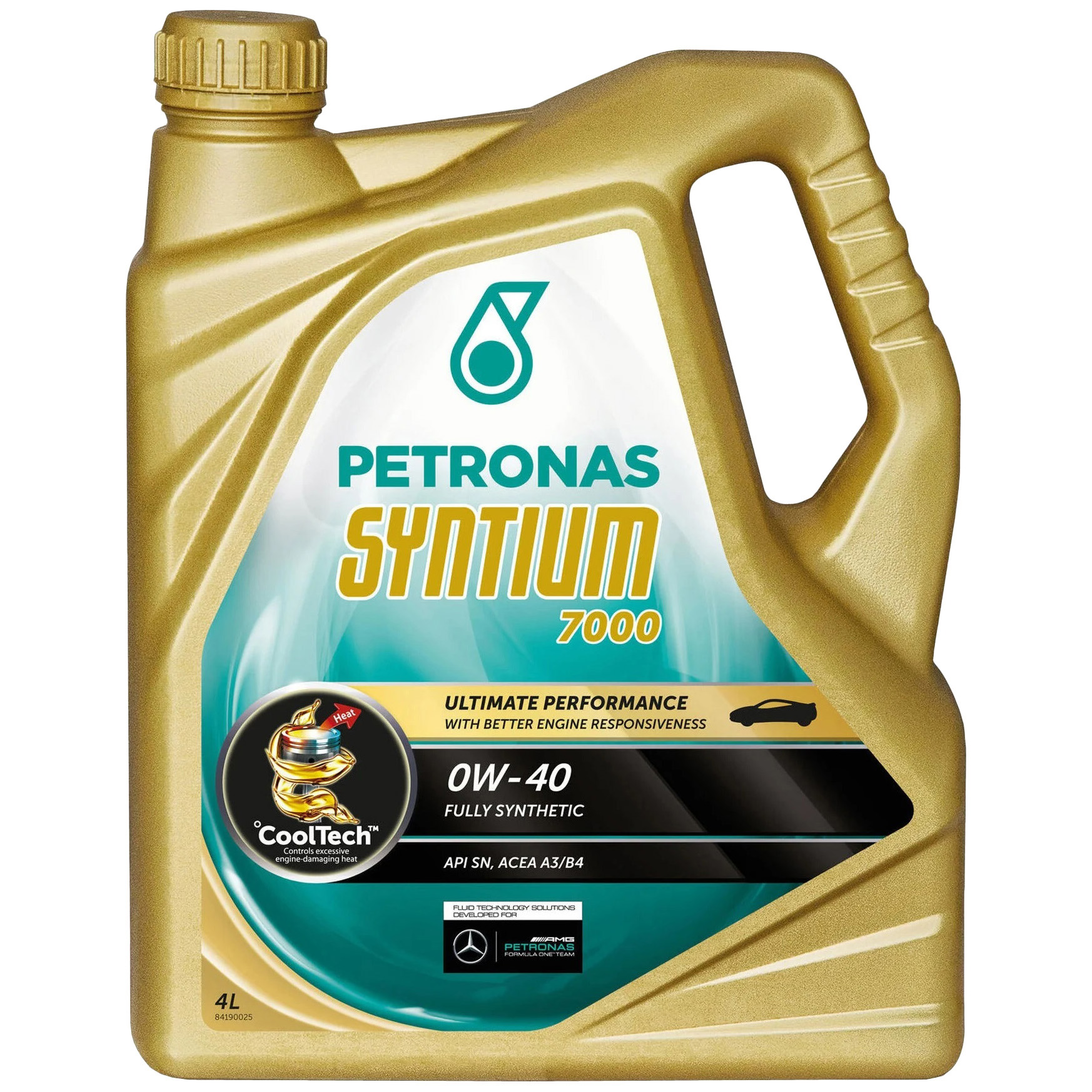 фото Моторное масло petronas синт "syntium 7000 0w-40", 4л