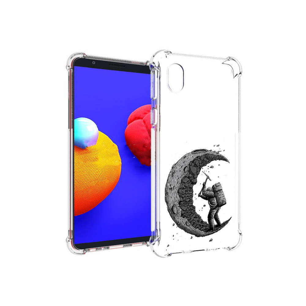 

Чехол MyPads Tocco для Samsung Galaxy A01 Core камненная луна (PT151825.477.384), Прозрачный, Tocco