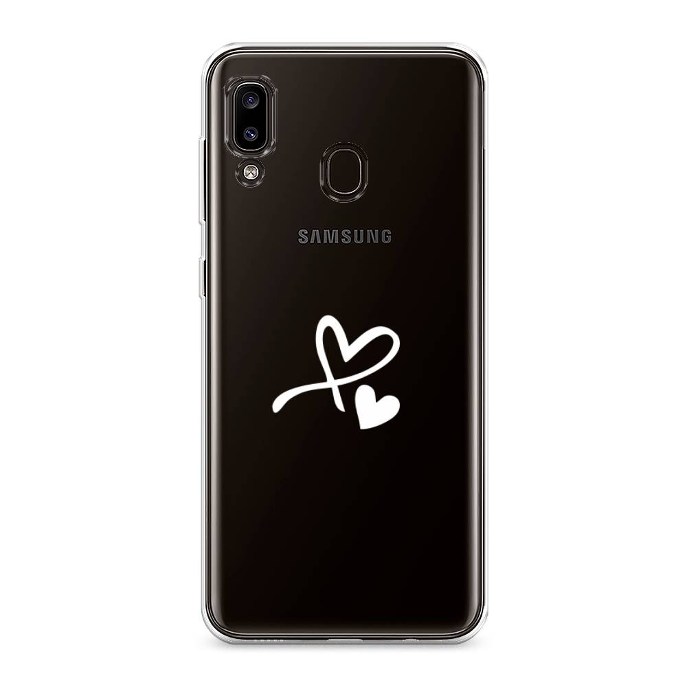 

Чехол Awog на Samsung Galaxy A30 "Сердечко минимализм", Разноцветный, 27550-6