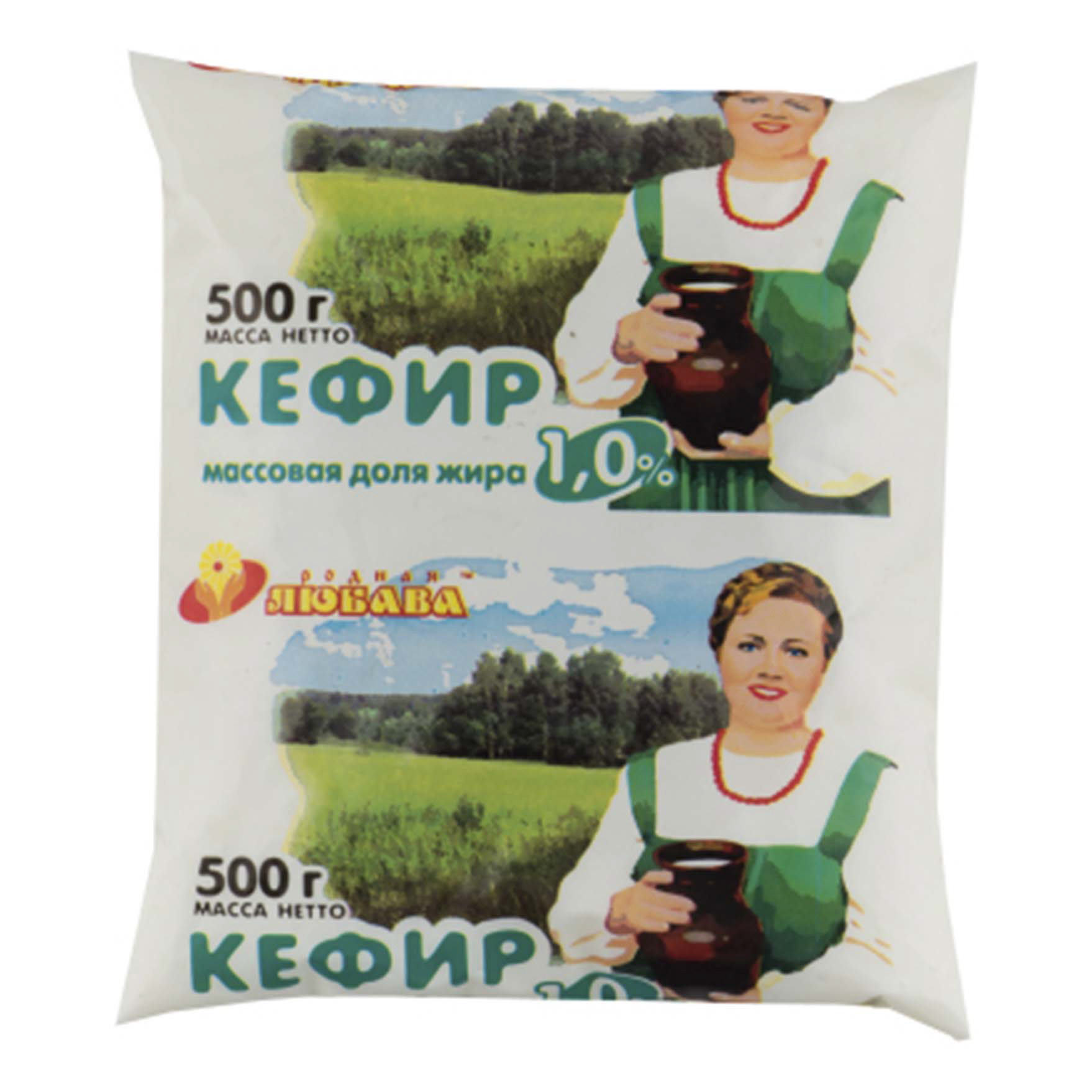 

Кефир Родная Любава 1% 500 мл