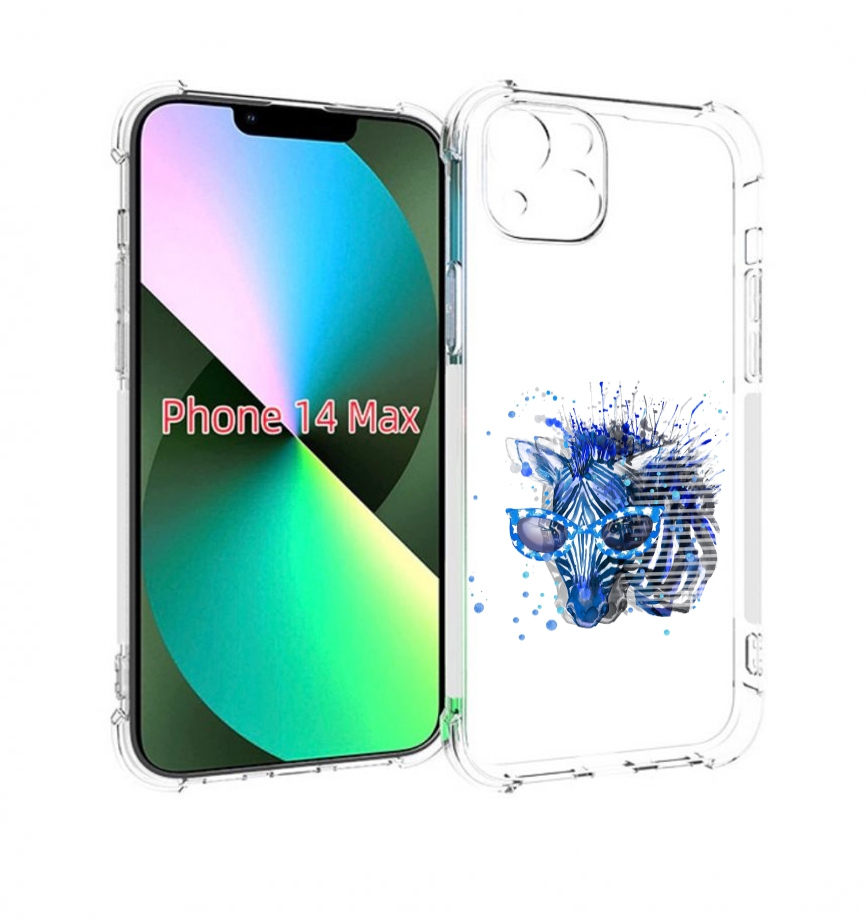 

Чехол MyPads расплывчатая зебра для iPhone 14 Plus (6.7), Прозрачный, Tocco
