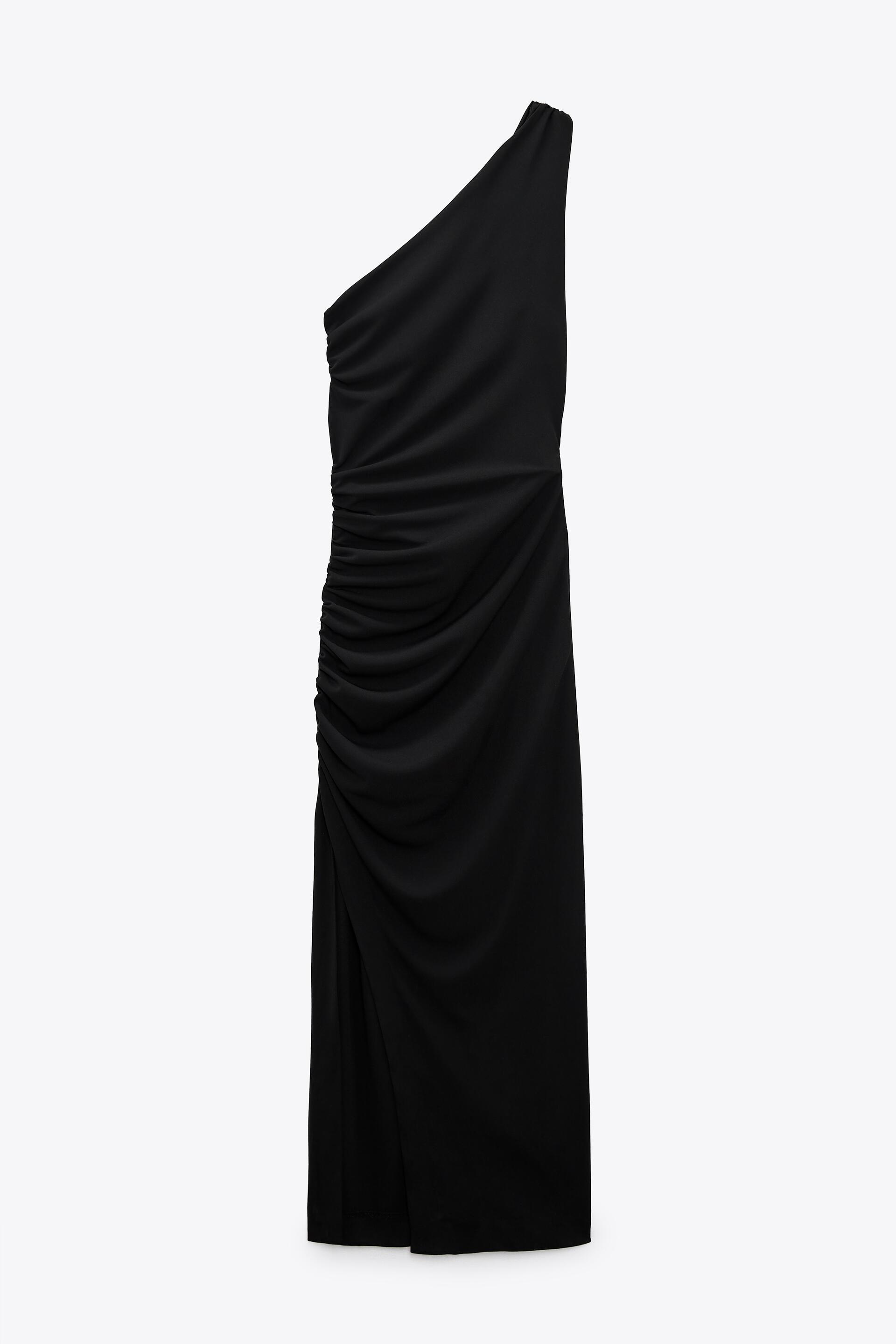 Платье женское ZARA 03152227 черное L (доставка из-за рубежа)