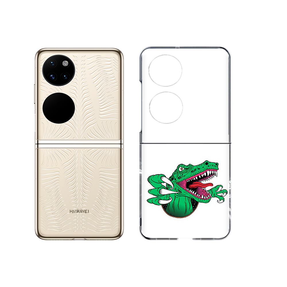 

Чехол MyPads Tocco для Huawei P50 крокодил (PT225999.71.417), Прозрачный, Tocco
