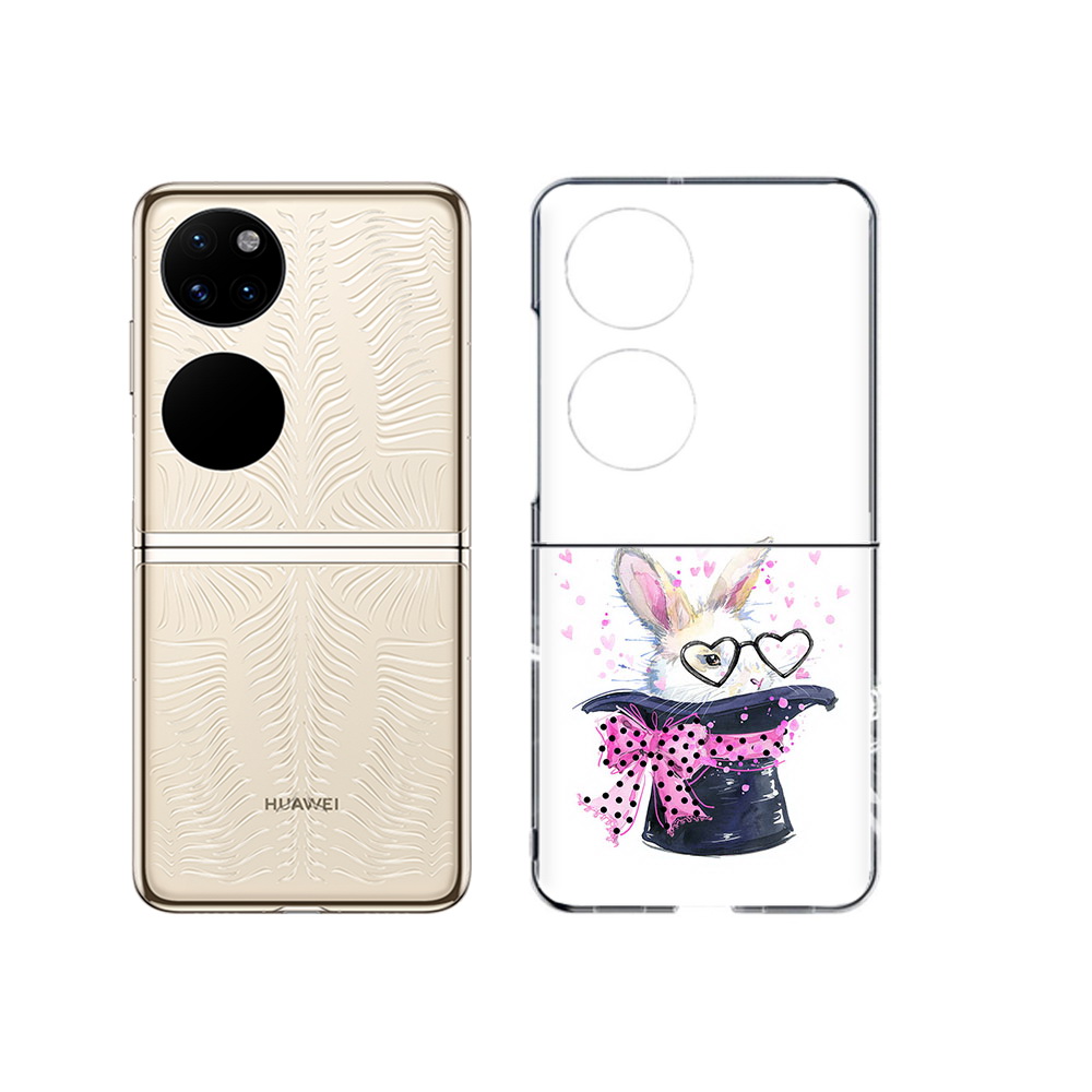 Чехол MyPads Tocco для Huawei P50 кролик в шляпе (PT225999.71.418)