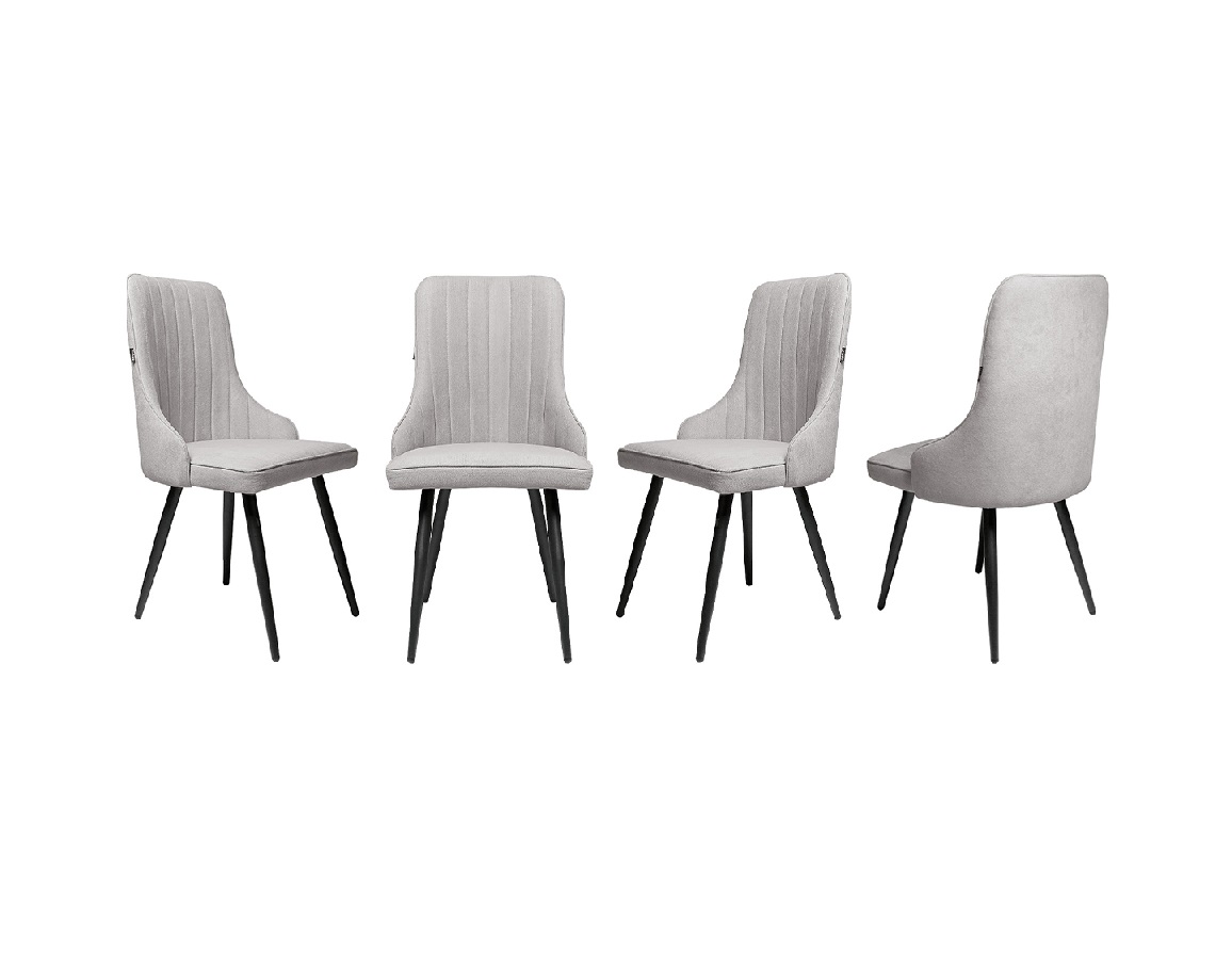 фото Комплект стульев ridberg лондон wool 4 шт. (grey)