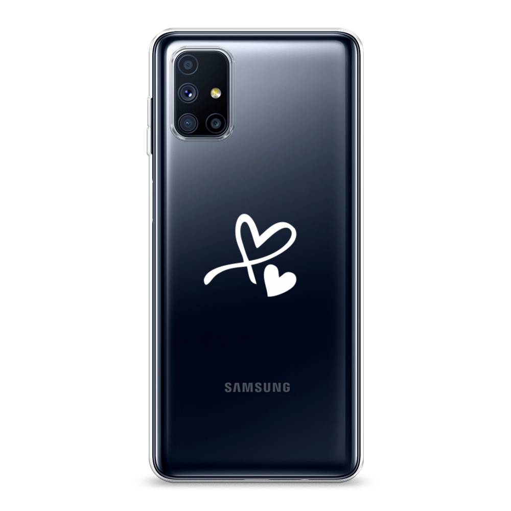 

Чехол Awog на Samsung Galaxy M51 / Самсунг M51 "Сердечко минимализм", Разноцветный, 2101550-6