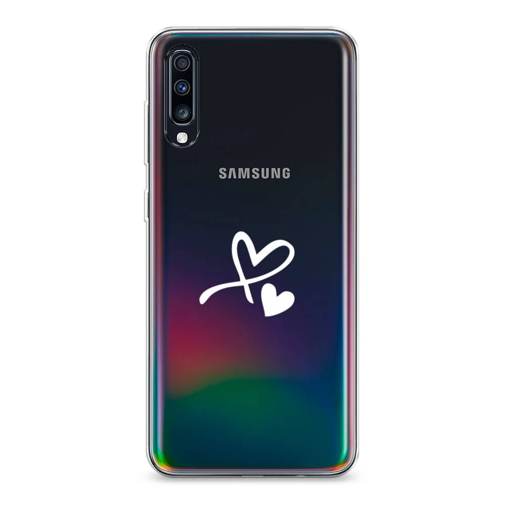 

Чехол Awog на Samsung Galaxy A70 "Сердечко минимализм", Разноцветный, 28150-6