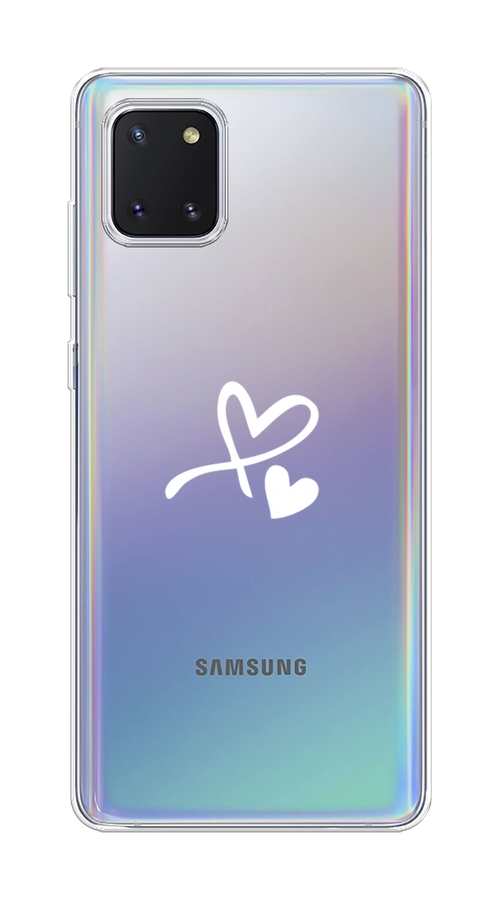 

Чехол Awog на Samsung Galaxy Note 10 Lite "Сердечко минимализм", Разноцветный, 29150-6
