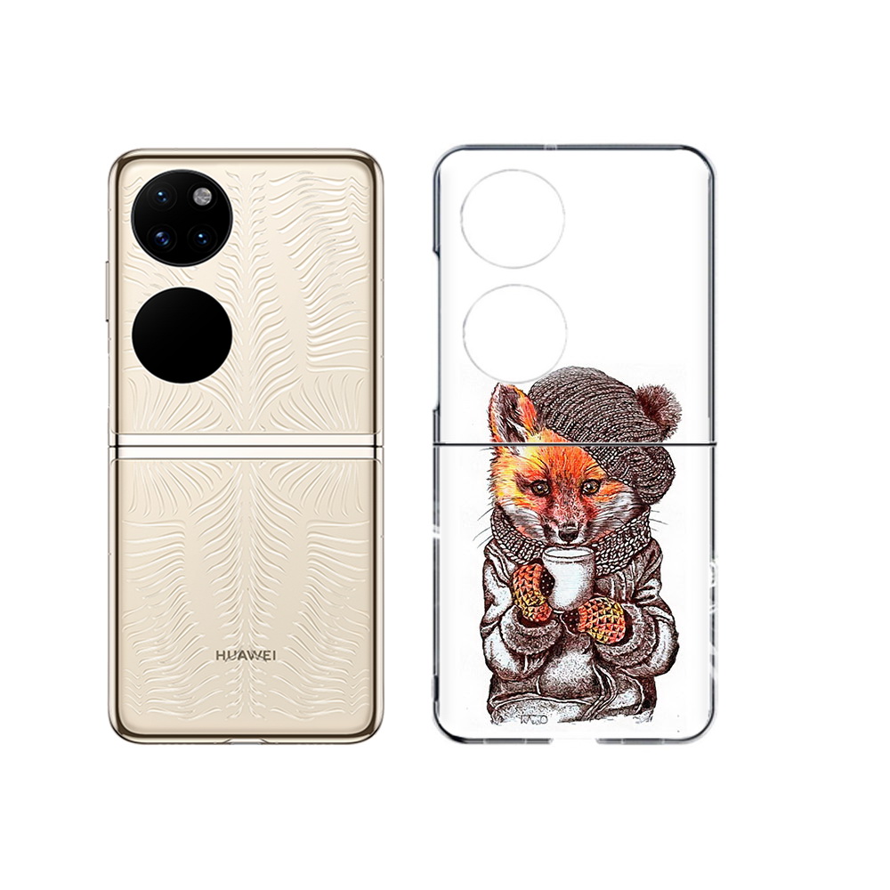 

Чехол MyPads Tocco для Huawei P50 лиса в шапке (PT225999.71.437), Tocco