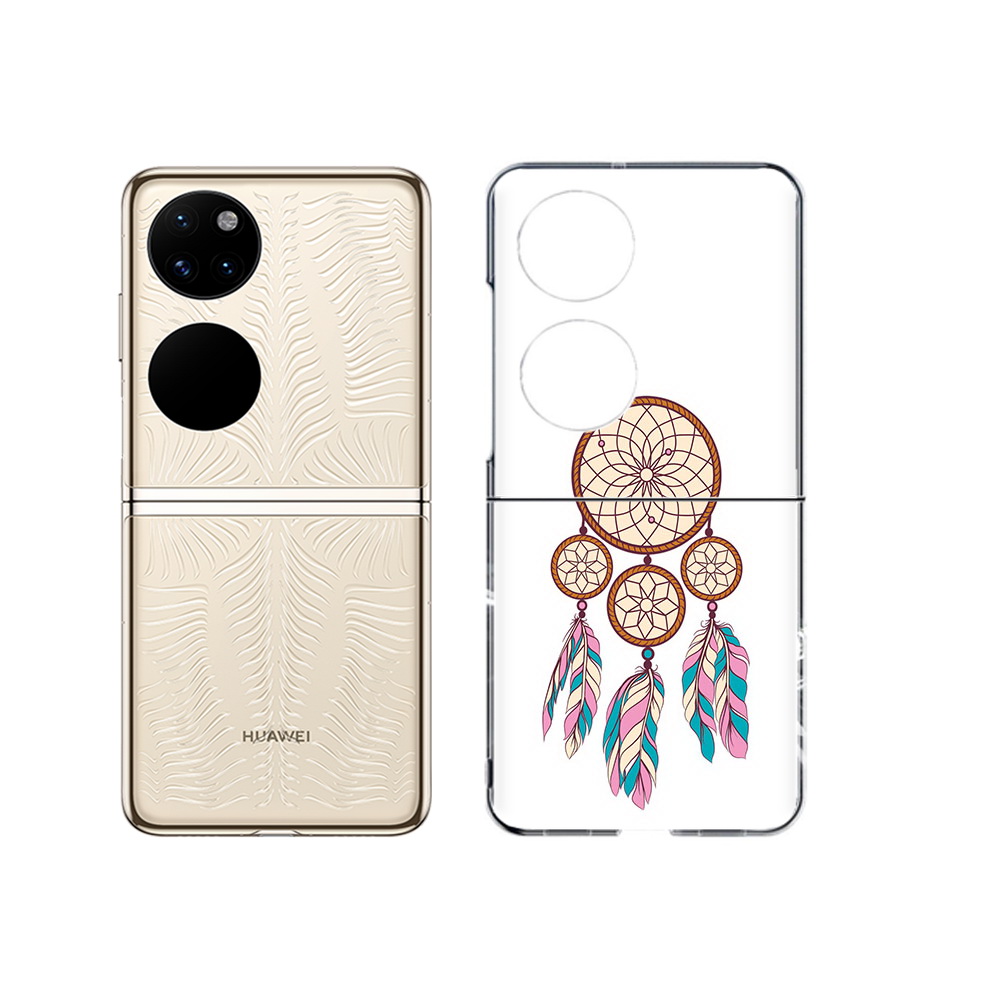 Чехол MyPads Tocco для Huawei P50 ловец снов бежевый (PT225999.71.442)