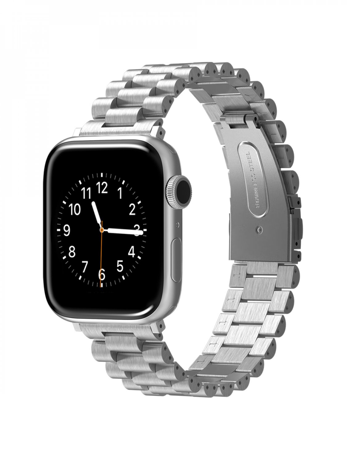 

Ремешок для Apple Watch 42mm/44mm/45mm Viva Madrid Dayton Silver, Браслет для Apple Watch
