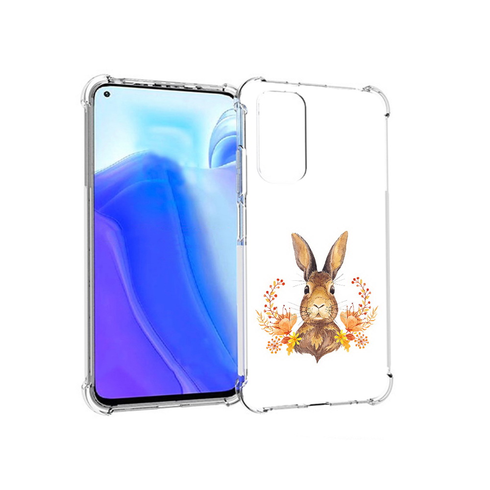 

Чехол MyPads Tocco для Xiaomi Redmi Note 11S зайка в цветах (PT162215.279.349), Tocco