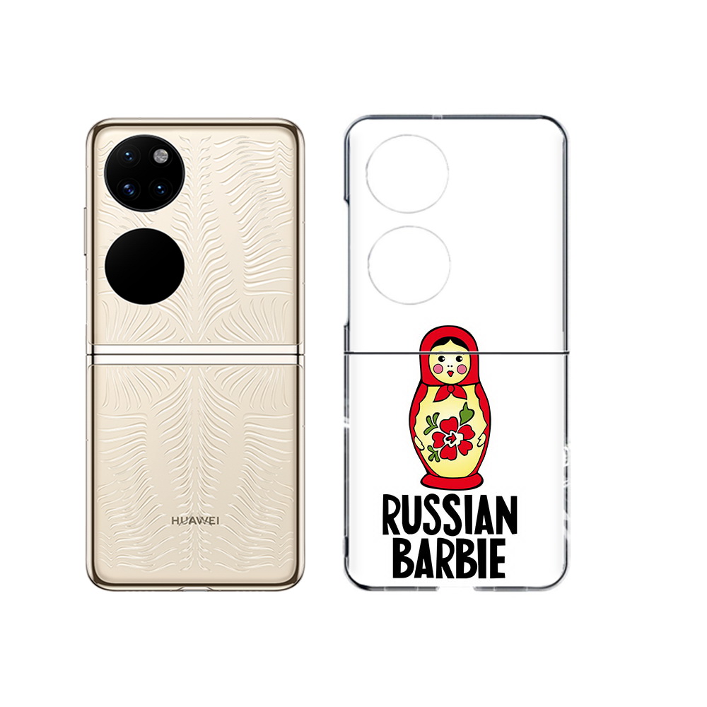 

Чехол MyPads Tocco для Huawei P50 матрешка (PT225999.71.459), Прозрачный, Tocco