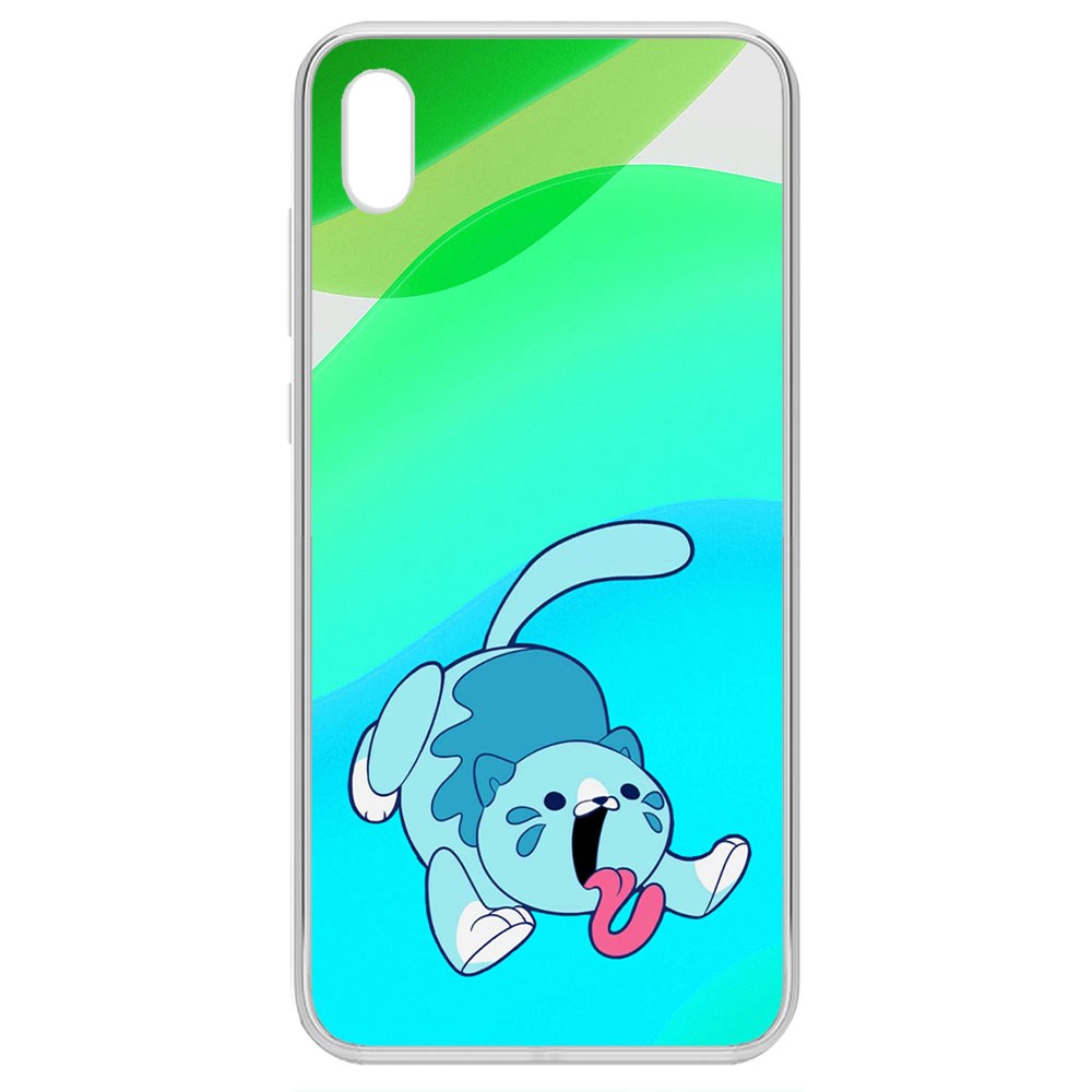 

Чехол-накладка Krutoff Clear Case Хаги Ваги - Конфетная Кошка для Huawei Y5 (2019), Прозрачный