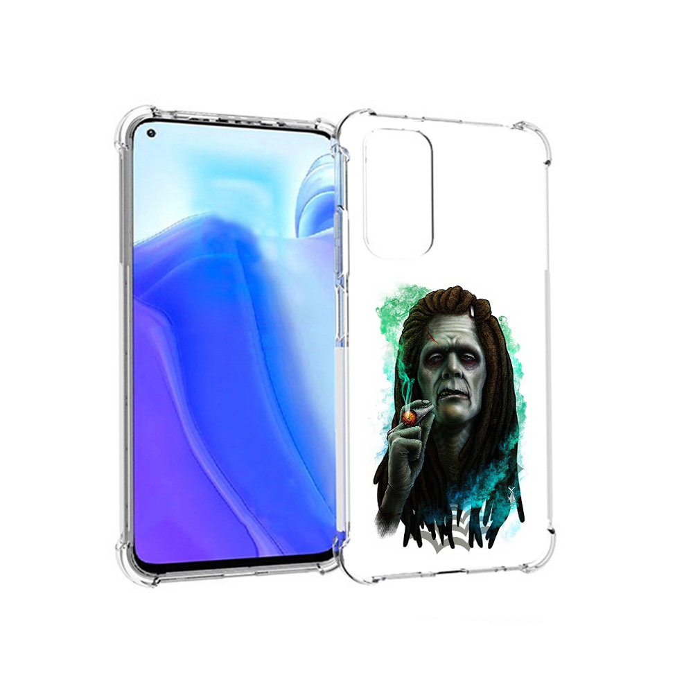 

Чехол MyPads Tocco для Xiaomi Redmi Note 11S зеленый мужчина с сигаретой, Tocco