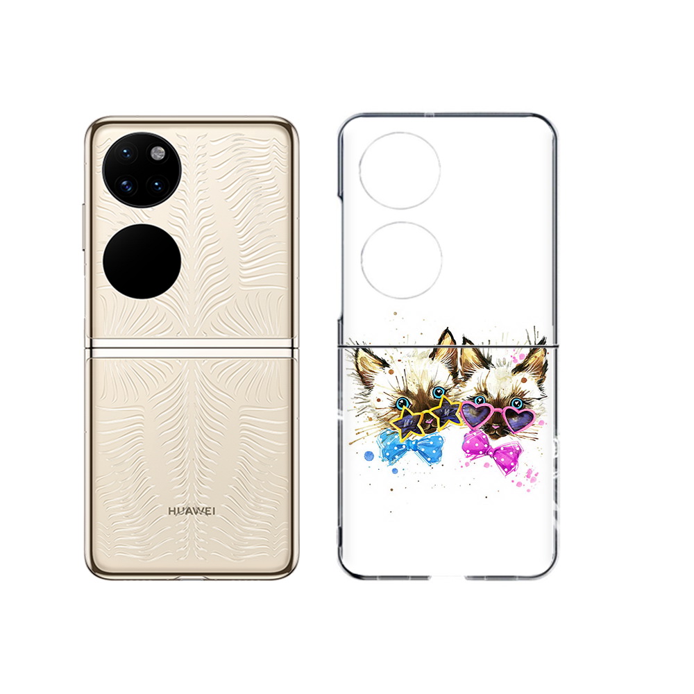 

Чехол MyPads Tocco для Huawei P50 милые котята (PT225999.71.474), Прозрачный, Tocco