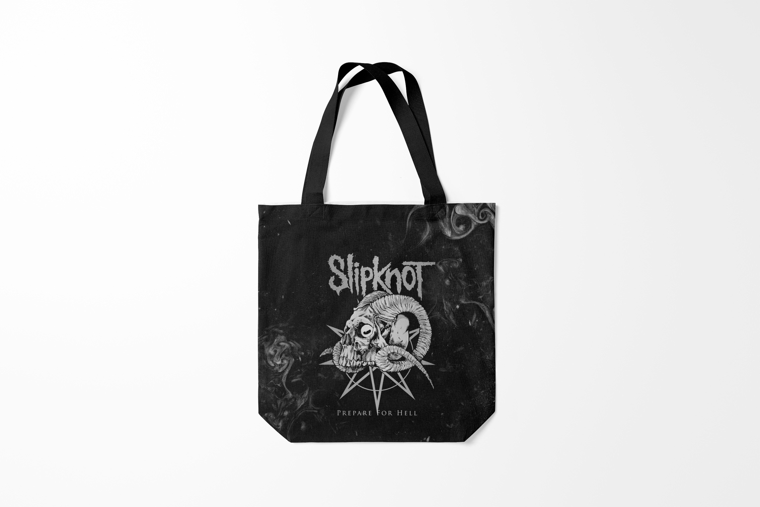 

Сумка шoппер унисекс Burnettie Slipknot 7, черный, Slipknot 7