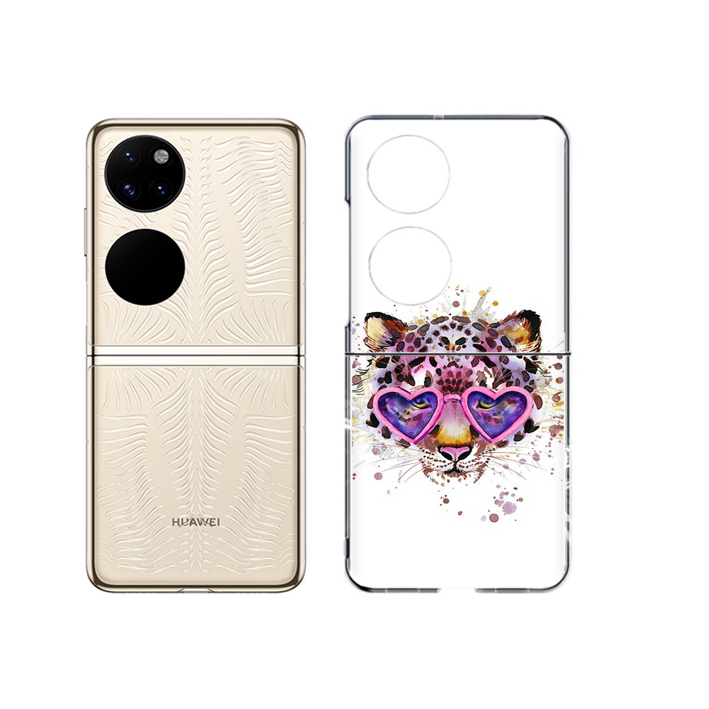 

Чехол MyPads Tocco для Huawei P50 модный леопард (PT225999.71.480), Прозрачный, Tocco