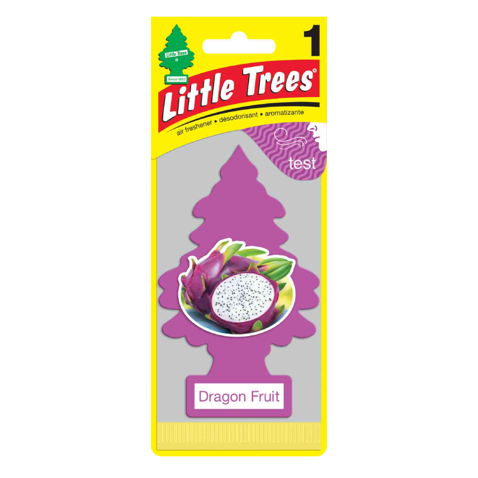 

Ароматизатор в машину LITTLE TREES 76171103970 Драгон фрукт, Фиолетовый